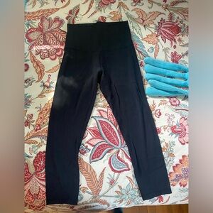 Lululemon align 25” black leggings, size 4, black